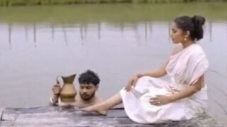 Sex with hot girl in wet white saree